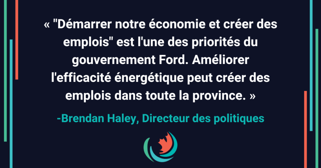 Le gouvernement Ford a besoin d’une stratégie EE