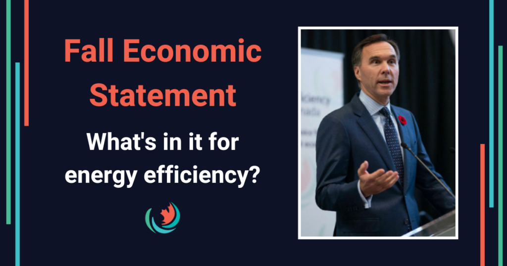 Federal Economic Statement: EE measures