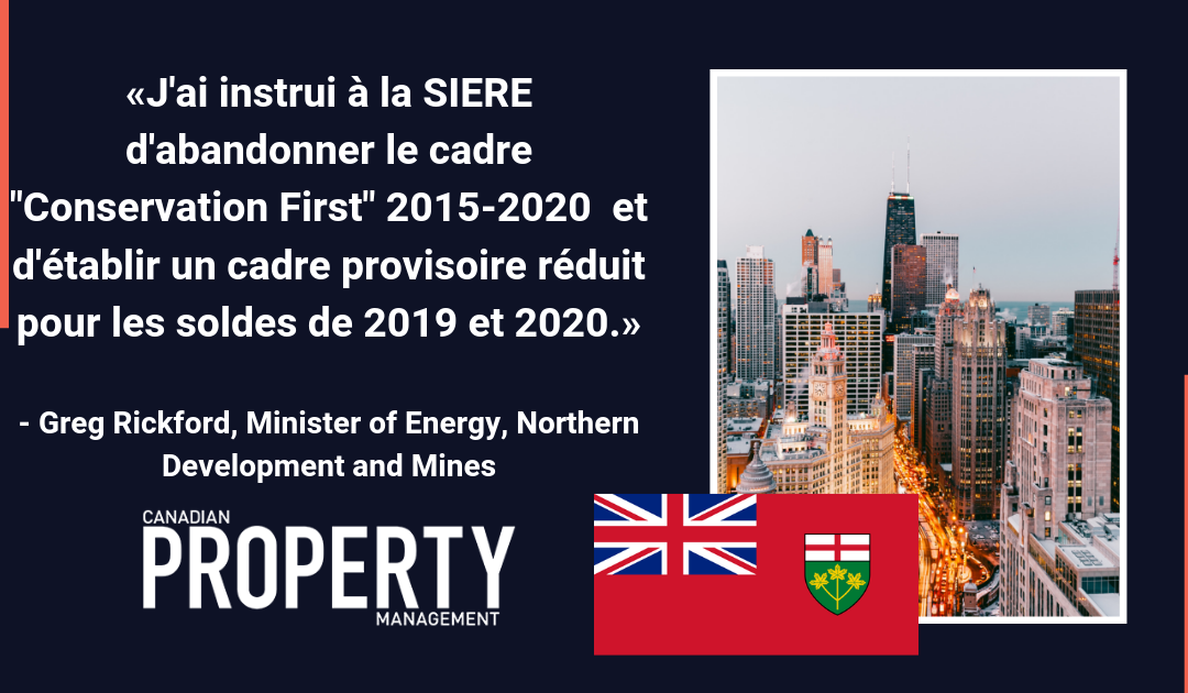 L’Ontario redirige la prestation du programme de conservation et de gestion de la demande (CGD)