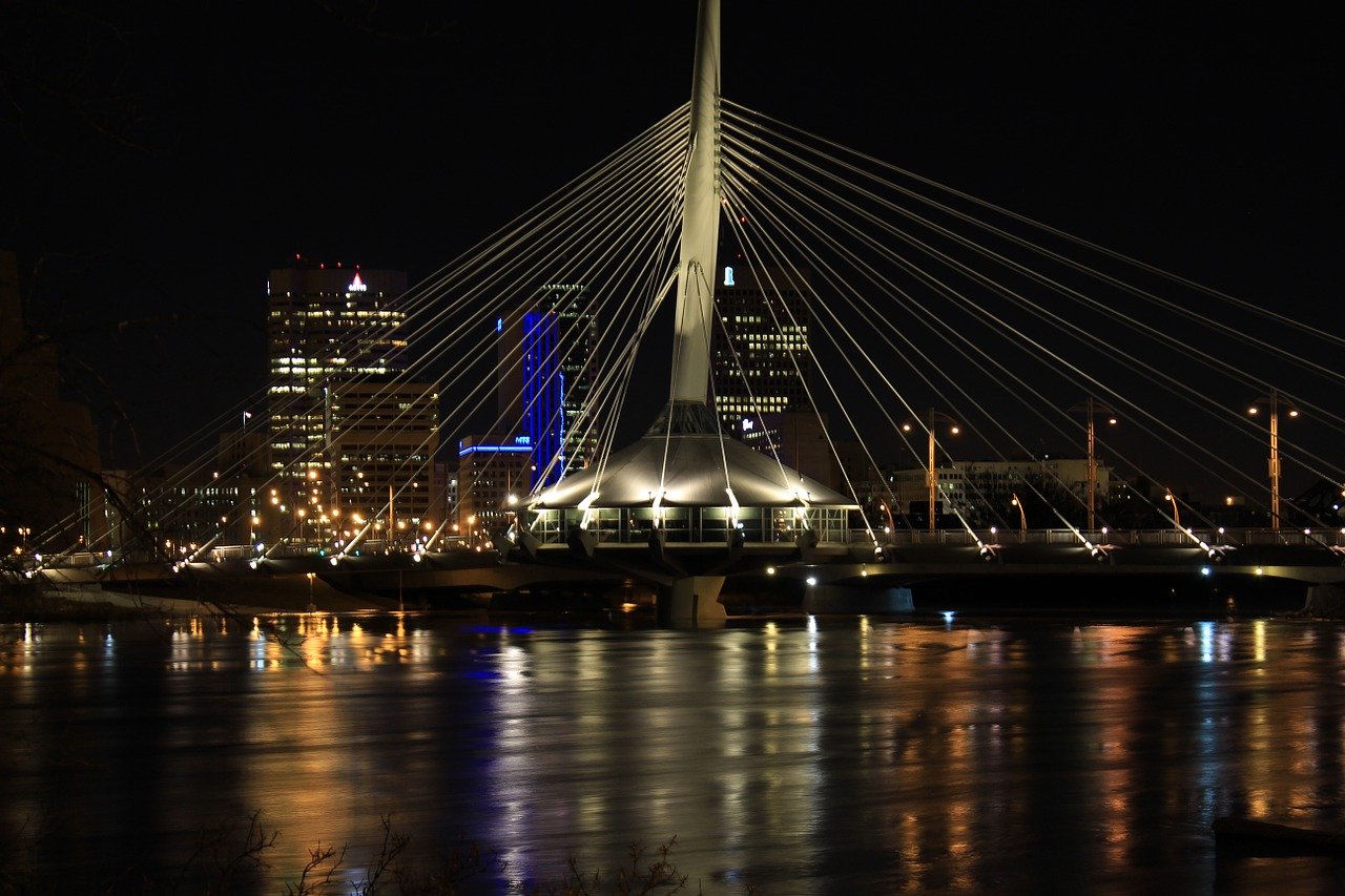 La nuit à Winnipeg