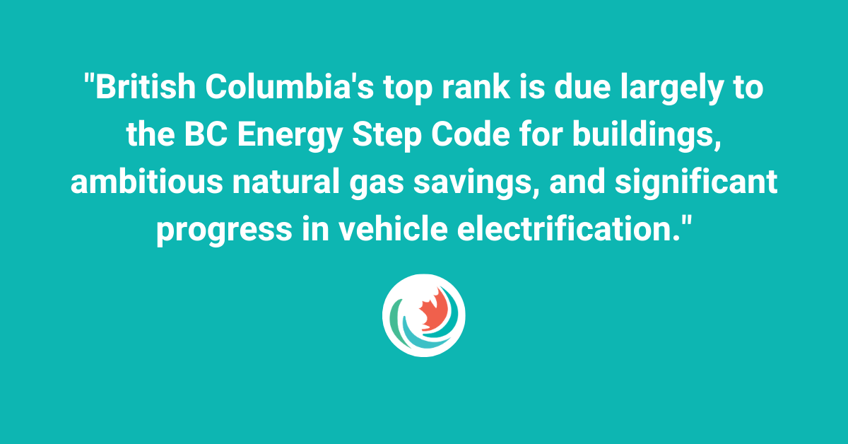 Electrical Line Magazine: British Columbia ranks first in Canadian Provincial Energy Efficiency Scorecard