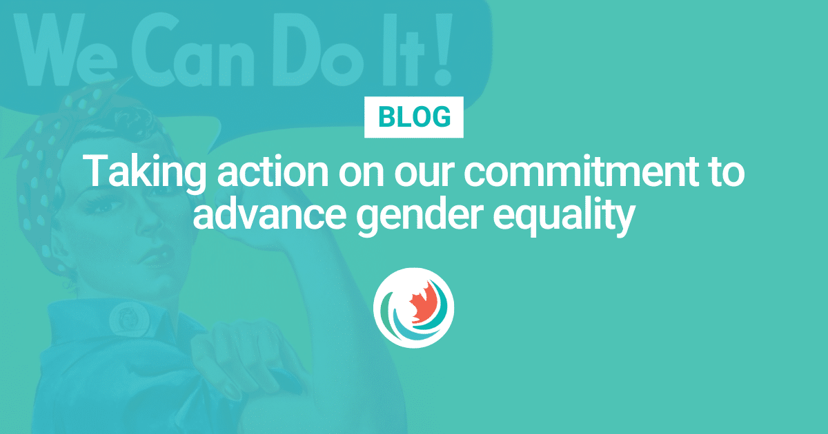 Taking action on our commitment to advance gender equality