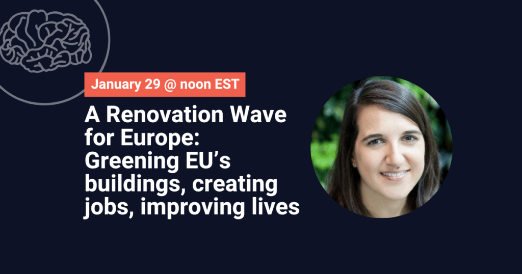 A Renovation Wave for Europe – greening EU’s buildings, creating jobs, improving lives