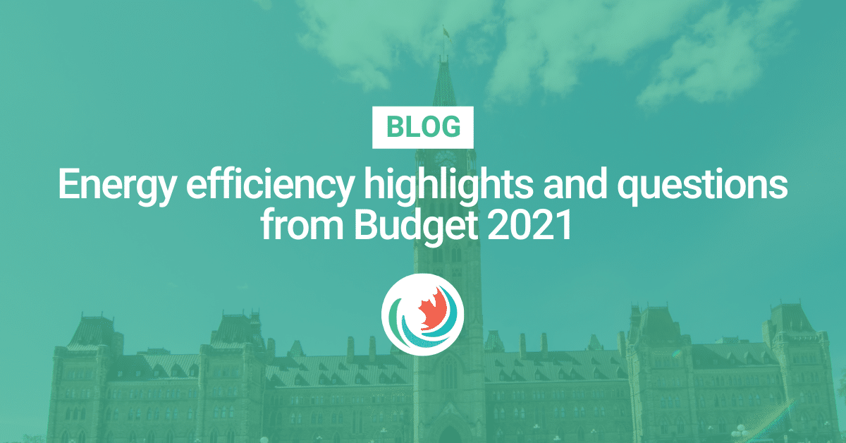 Energy efficiency highlights and questions from Budget 2021