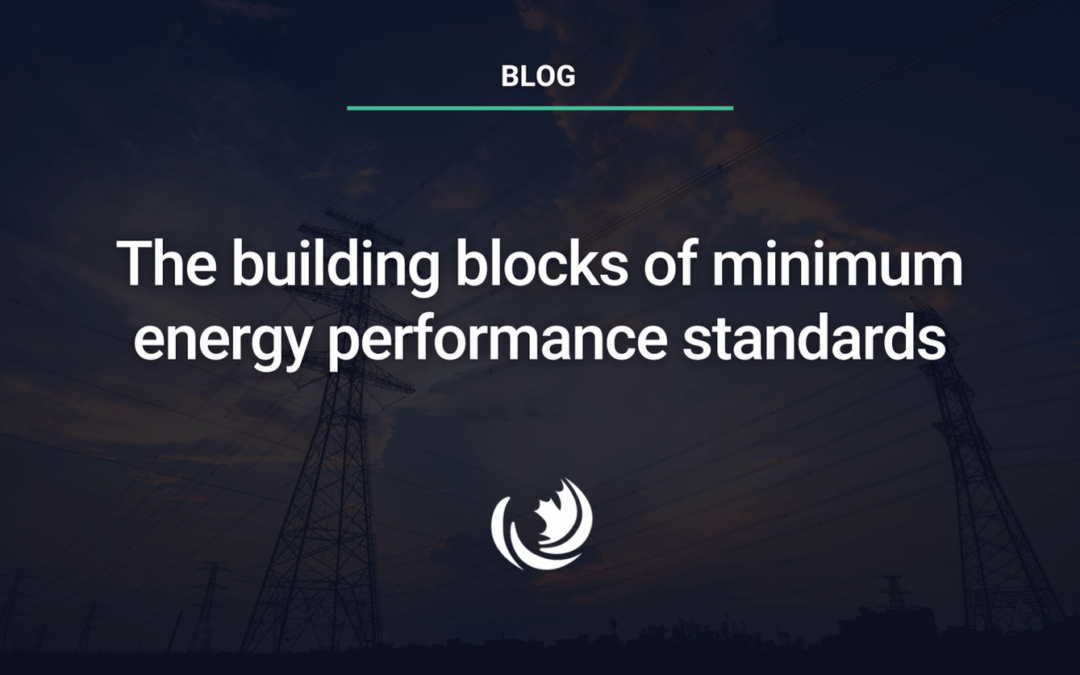 The building blocks of minimum energy performance standards