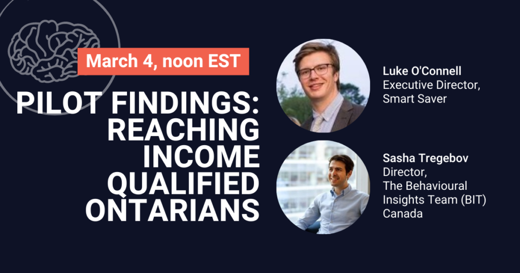 2022 – Pilot Findings: Reaching Income Qualified Ontarians