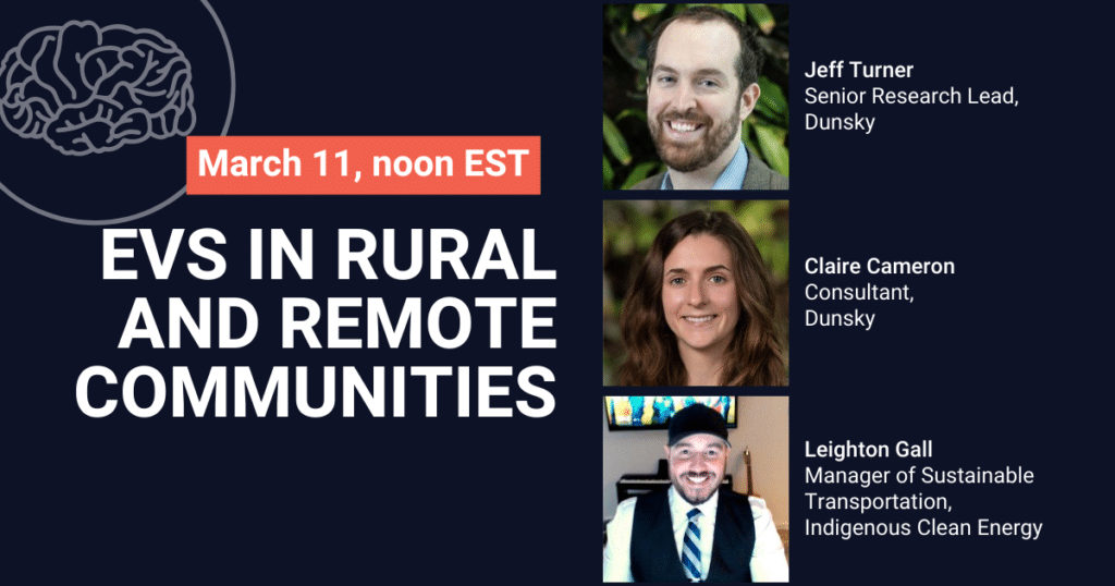 EVs in Rural and Remote Communities