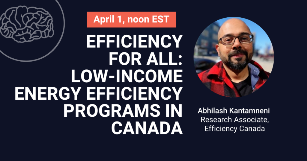 Efficiency For All: Low-income energy efficiency programs in Canada