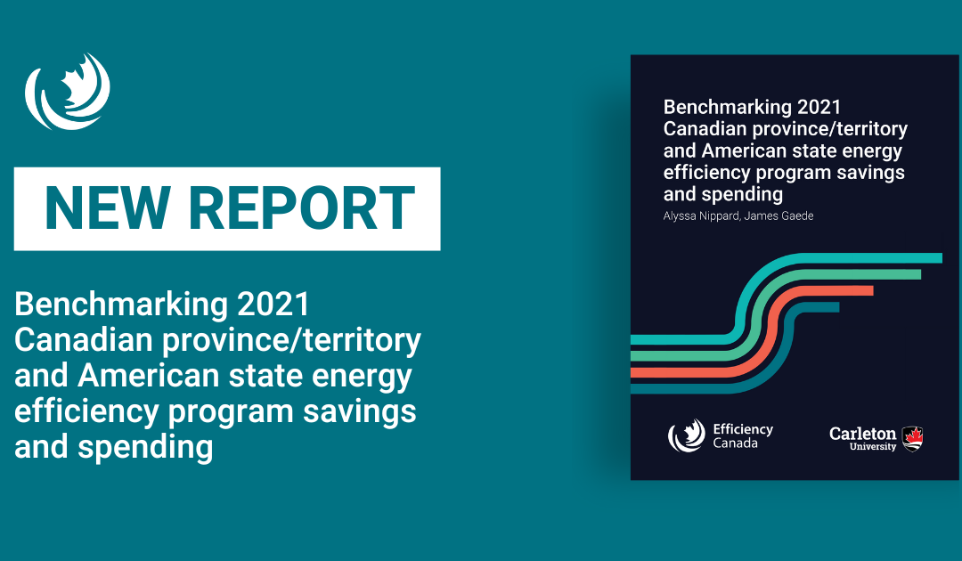 Benchmarking 2021 Canadian province/territory and American state energy efficiency program savings and spending