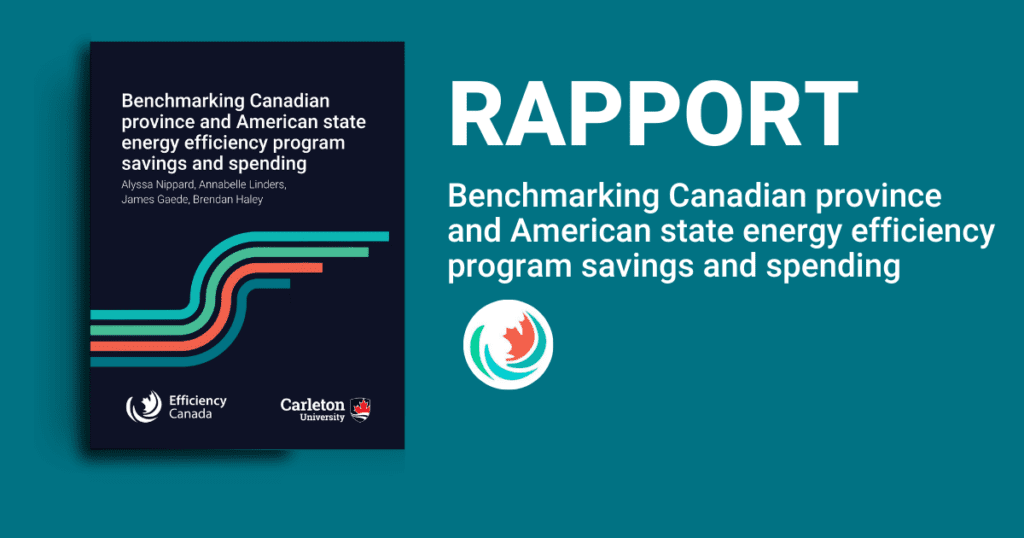 Benchmarking Canadian province and American state energy efficiency program savings and spending