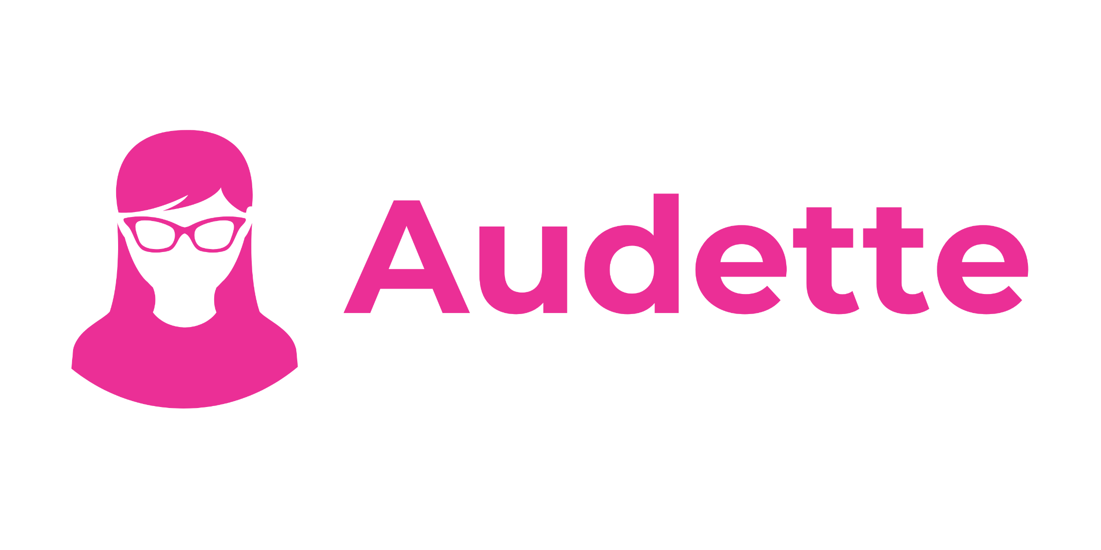 Audette - Pink Logo with Text- Smaller Mod - Matt Alfke