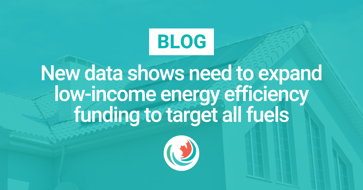 New data shows need to expand low-income energy efficiency funding to target all fuels