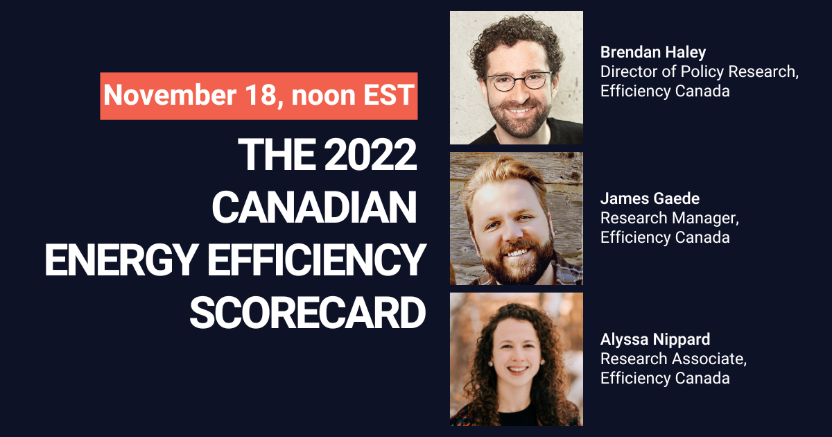 The 2022 Canadian energy efficiency scorecard