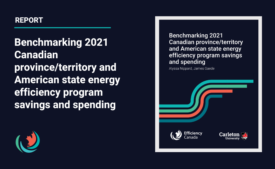 Benchmarking 2021 Canadian province/territory and American state energy efficiency program savings and spending