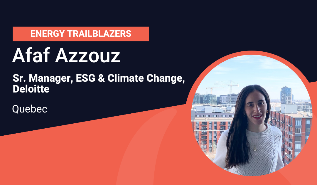 Meet our Energy Trailblazer: Afaf Azzouz