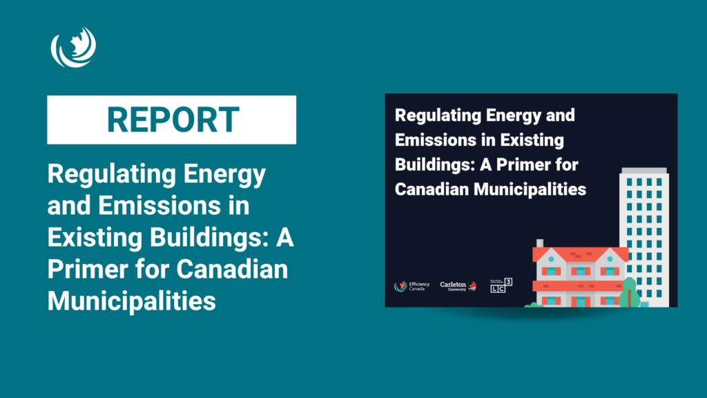 Regulating Energy and Emissions in Existing Buildings