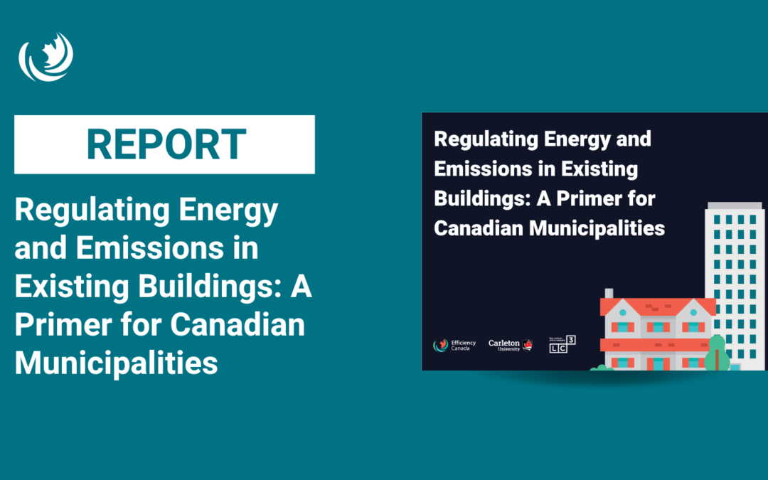 Regulating Energy and Emissions in Existing Buildings