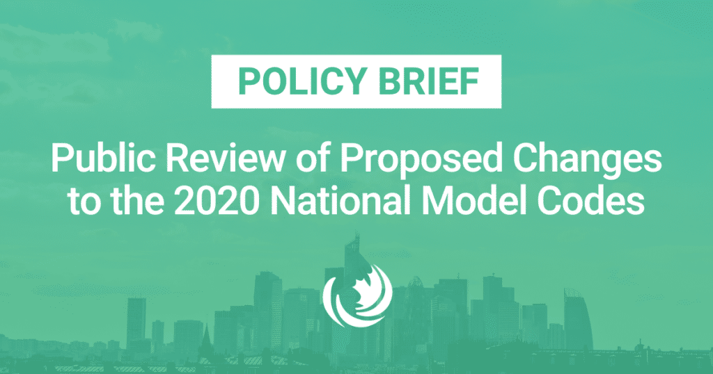 Public Review of Proposed Changes to the 2020 National Model Codes