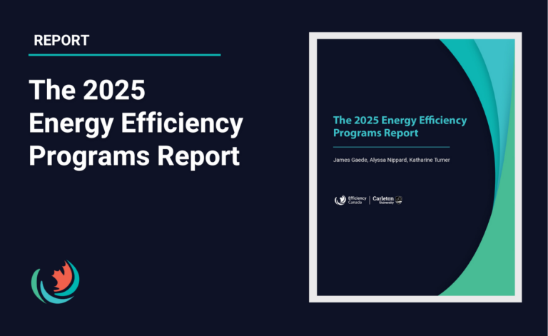 Efficiency Canada - The National Voice for an Energy Efficient Economy