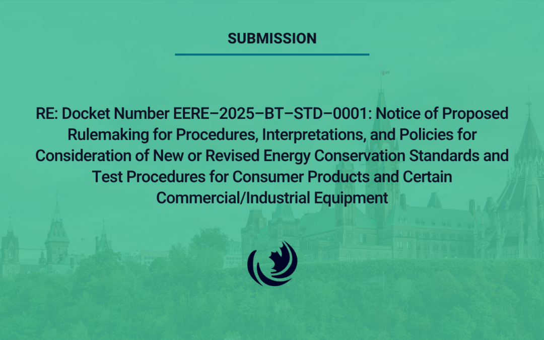 Notice of Proposed Rulemaking for Procedures, Interpretations, and Policies for Consideration of New or Revised Energy Conservation Standards and Test Procedures for Consumer Products and Certain Commercial/Industrial Equipment